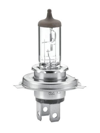 Bec auto HELLA H4 pentru far, model 8GJ 002 525-131, conector P43t-38, 60/55W, 12V